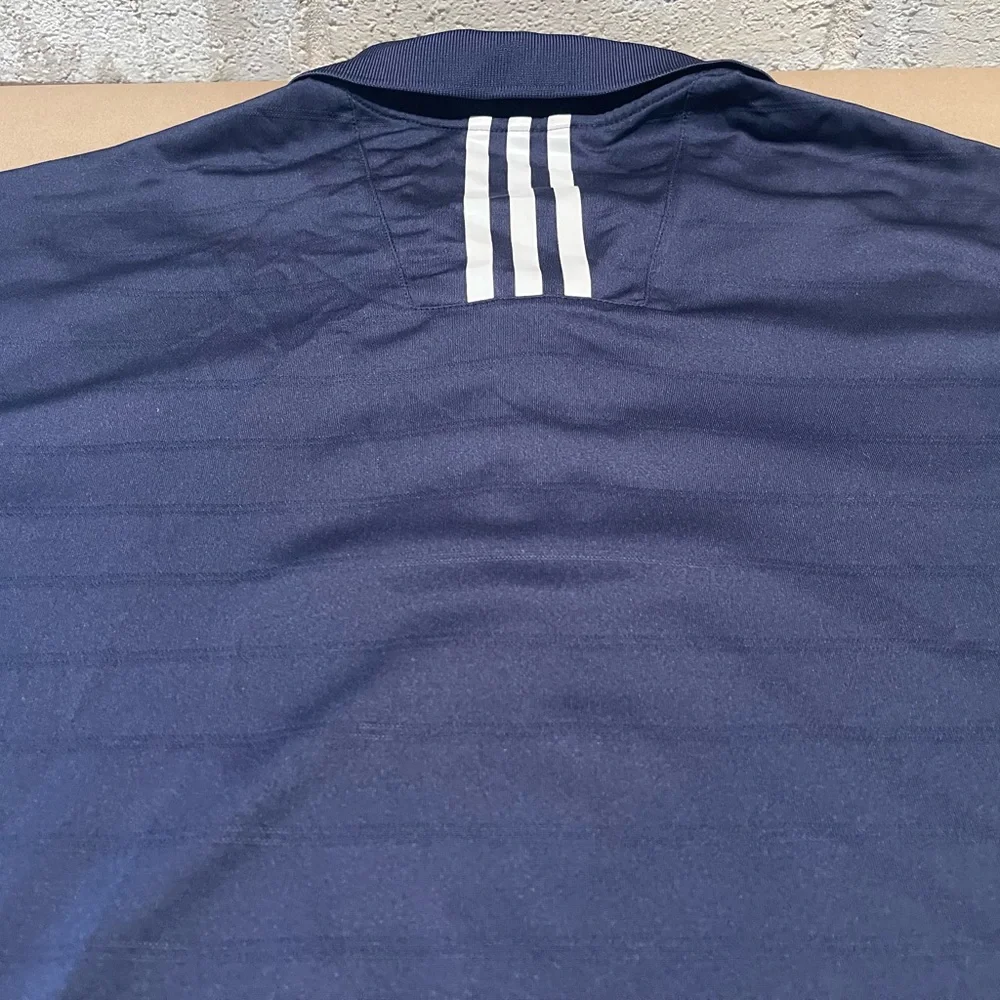 Adidas Short Sleeve Navy golf shirt Climalite | Med